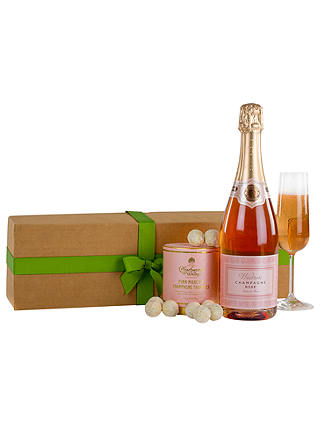 Waitrose Pink Champagne & Truffles Gift