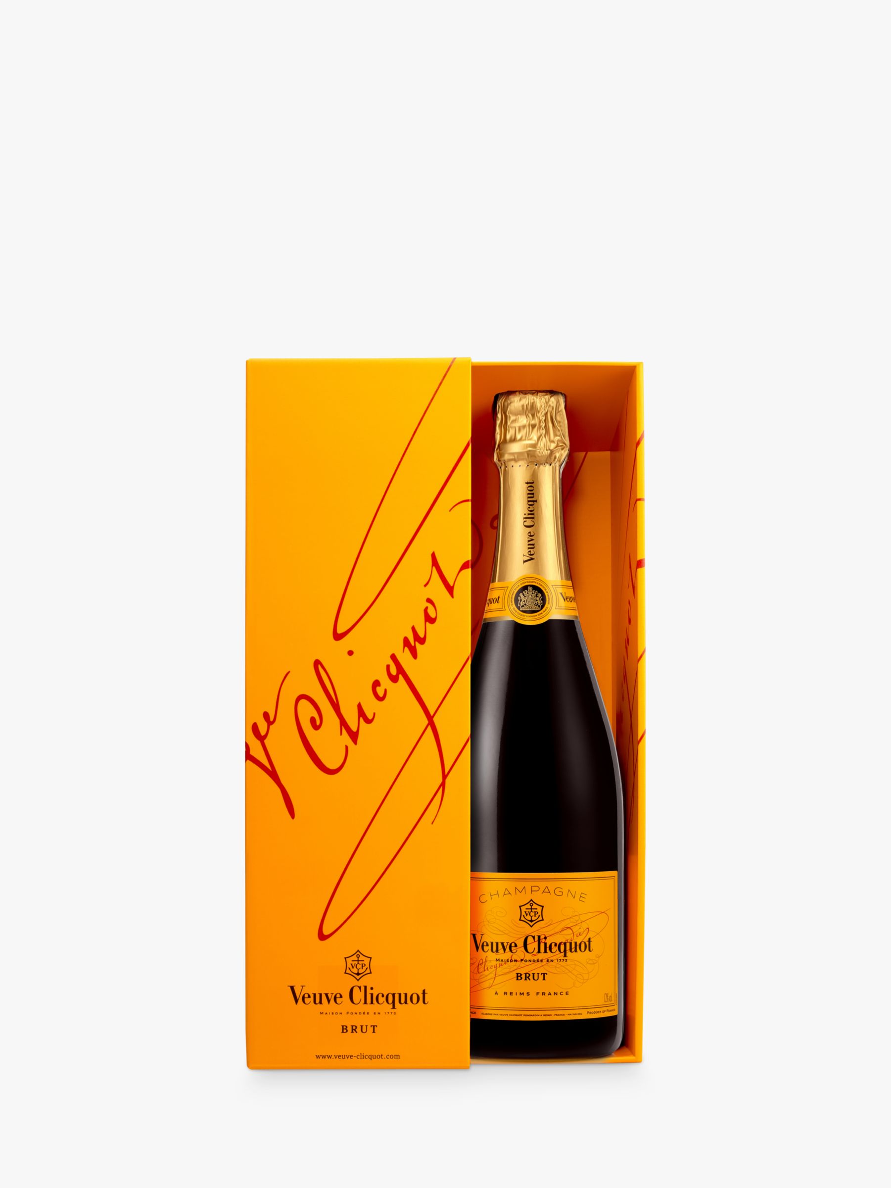 Veuve Cliquot Yellow Label Champagne Gift Bag 75cl Online At Johnlewis Com