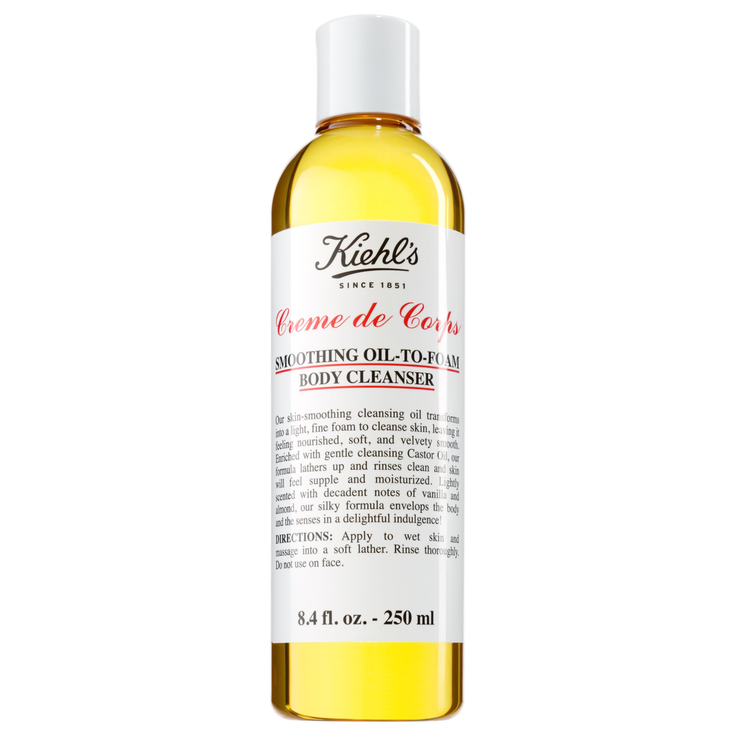 Kiehl's Creme de Corps Smoothing Oil-To-Foam Body Cleanser, 250ml 1