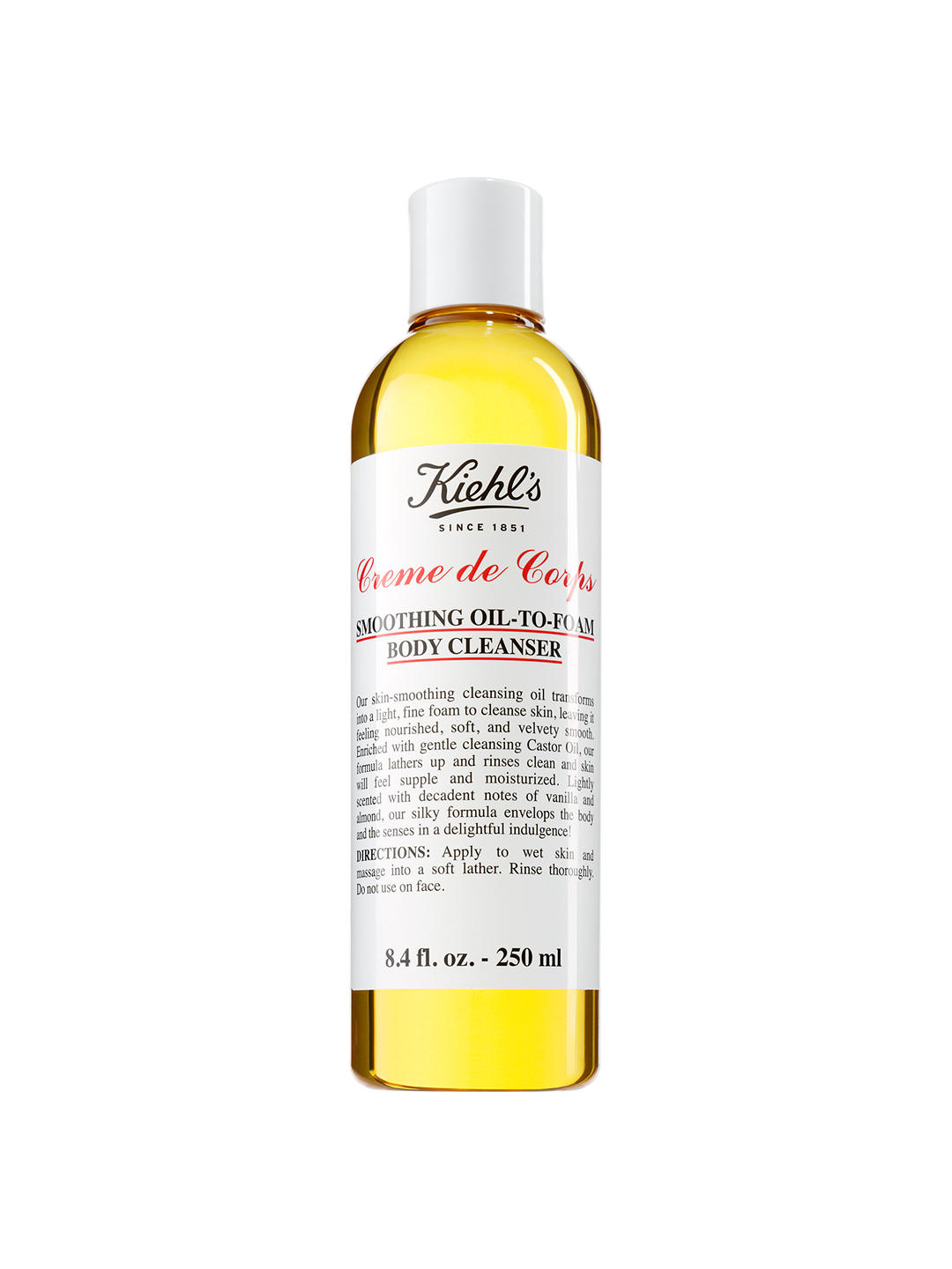 Kiehl's Creme de Corps Smoothing Oil-To-Foam Body Cleanser, 250ml 1
