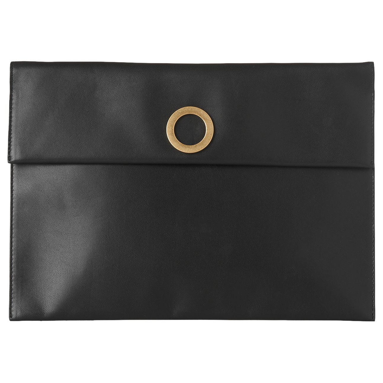 whistles black clutch