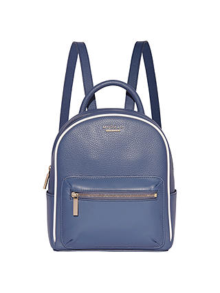 Modalu Maddie Leather Mini Backpack, Indigo