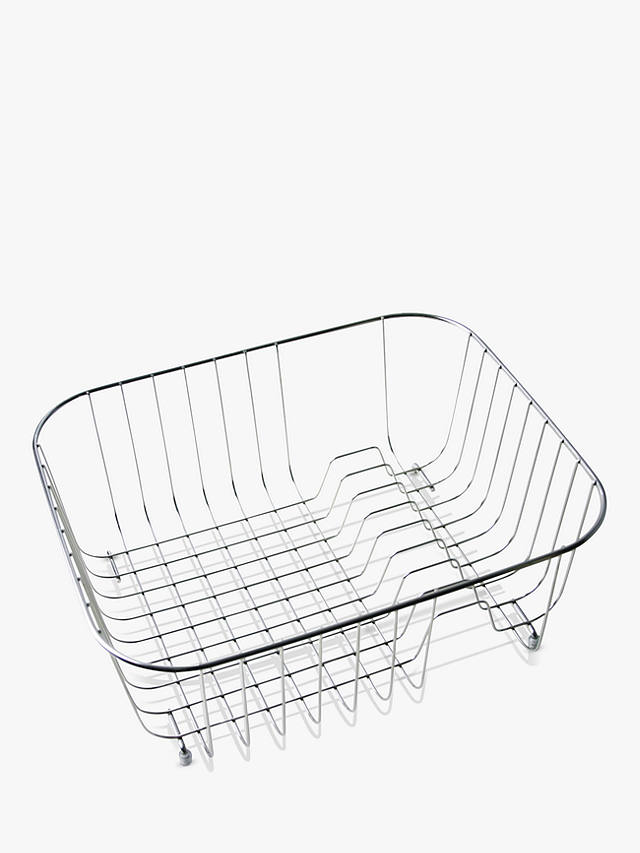 Clearwater Tango Kitchen Sink Basket Dish Rack, Stainless Steel
