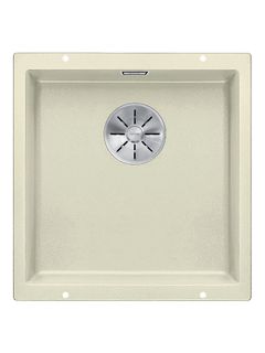 Blanco Subline 400-U Undermounted Single Bowl Composite Granite Kitchen Sink, Jasmine