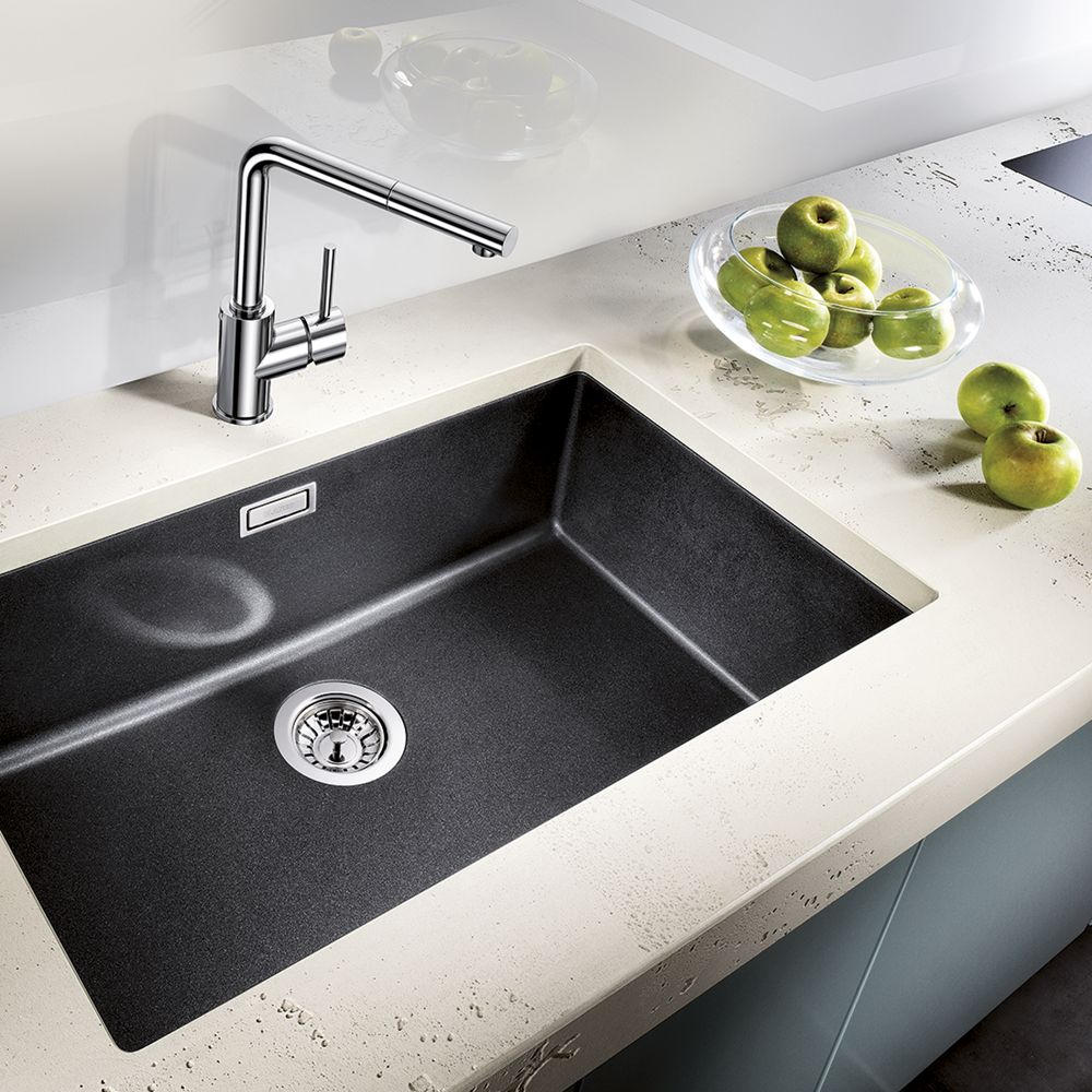 Blanco Subline 700 U Single Bowl Undermounted Composite Granite Kitchen Sink Anthracite
