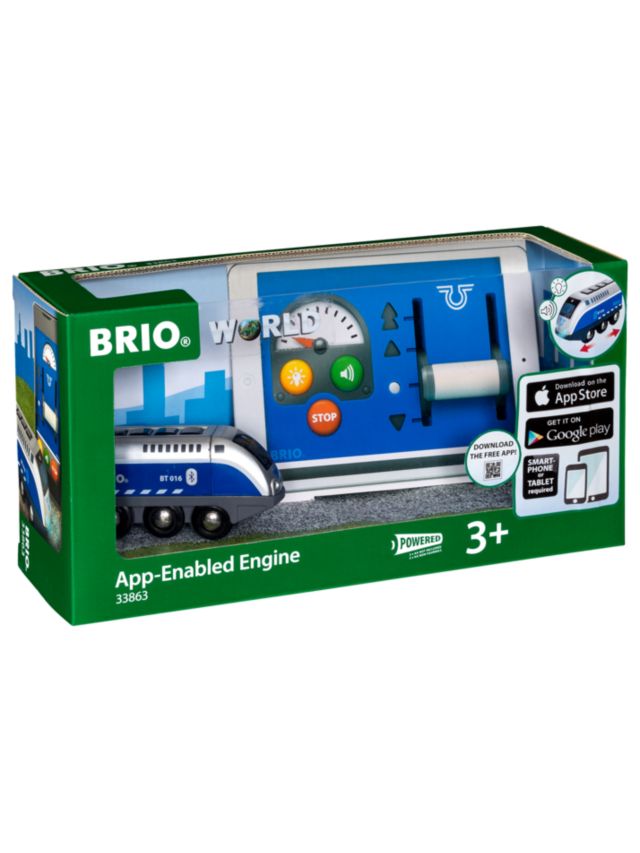Brio World - 33863 App-Enabled Engine | Toy Train for Kids Ages 3 & Up