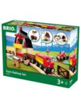 BRIO World Farm Railway Set, FSC-Certified (Beech)