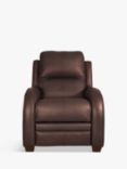 Parker Knoll Charleston Leather Power Recliner Armchair, Dallas Dark Brown Leather
