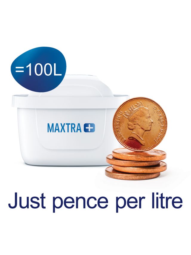 Brita MAXTRA + Plus, Replacement Water Filter Cartridge, For Jugs &  Kettles