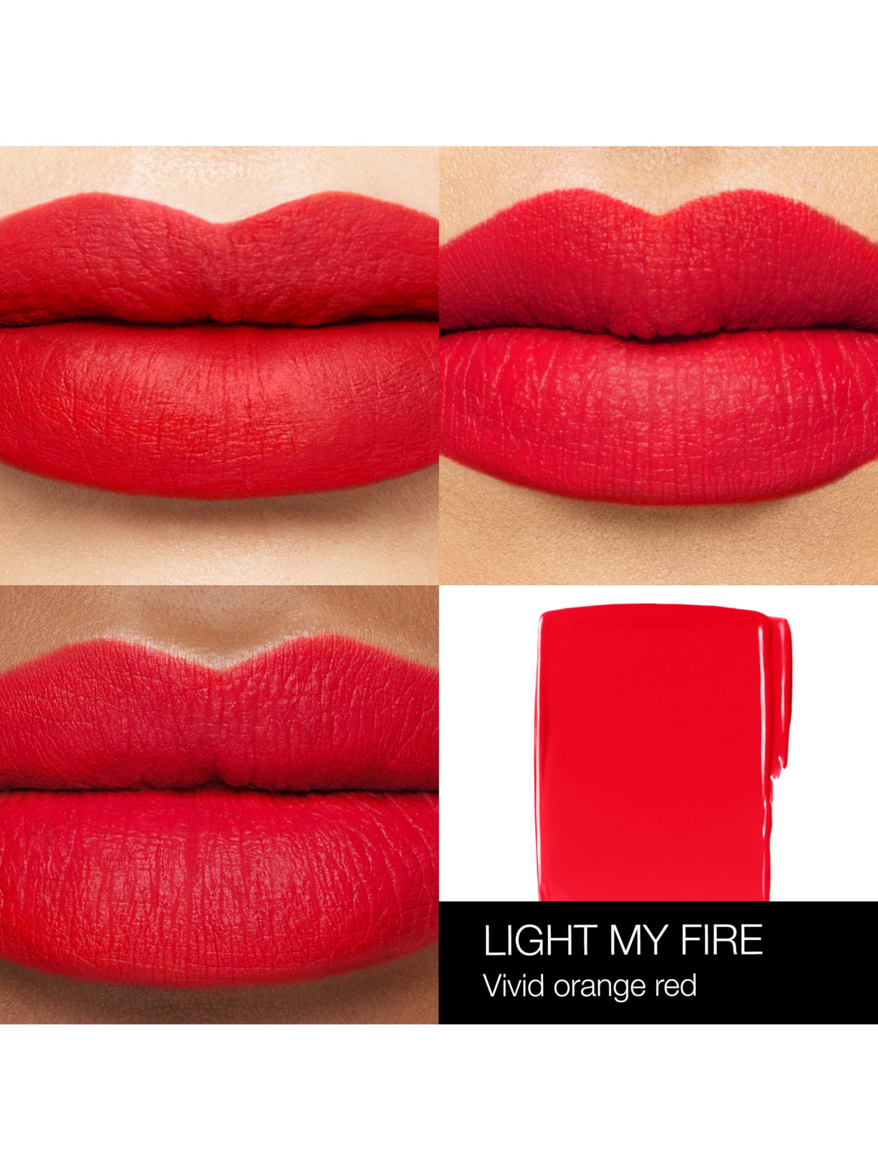 NARS Powermatte Pigment Lipstick, Light My Fire 2