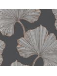 Harlequin Lucero Azurea Wallpaper, Ebony/Rose Gold 111713