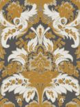 Cole & Son Aldwych Wallpaper, Gold and Black