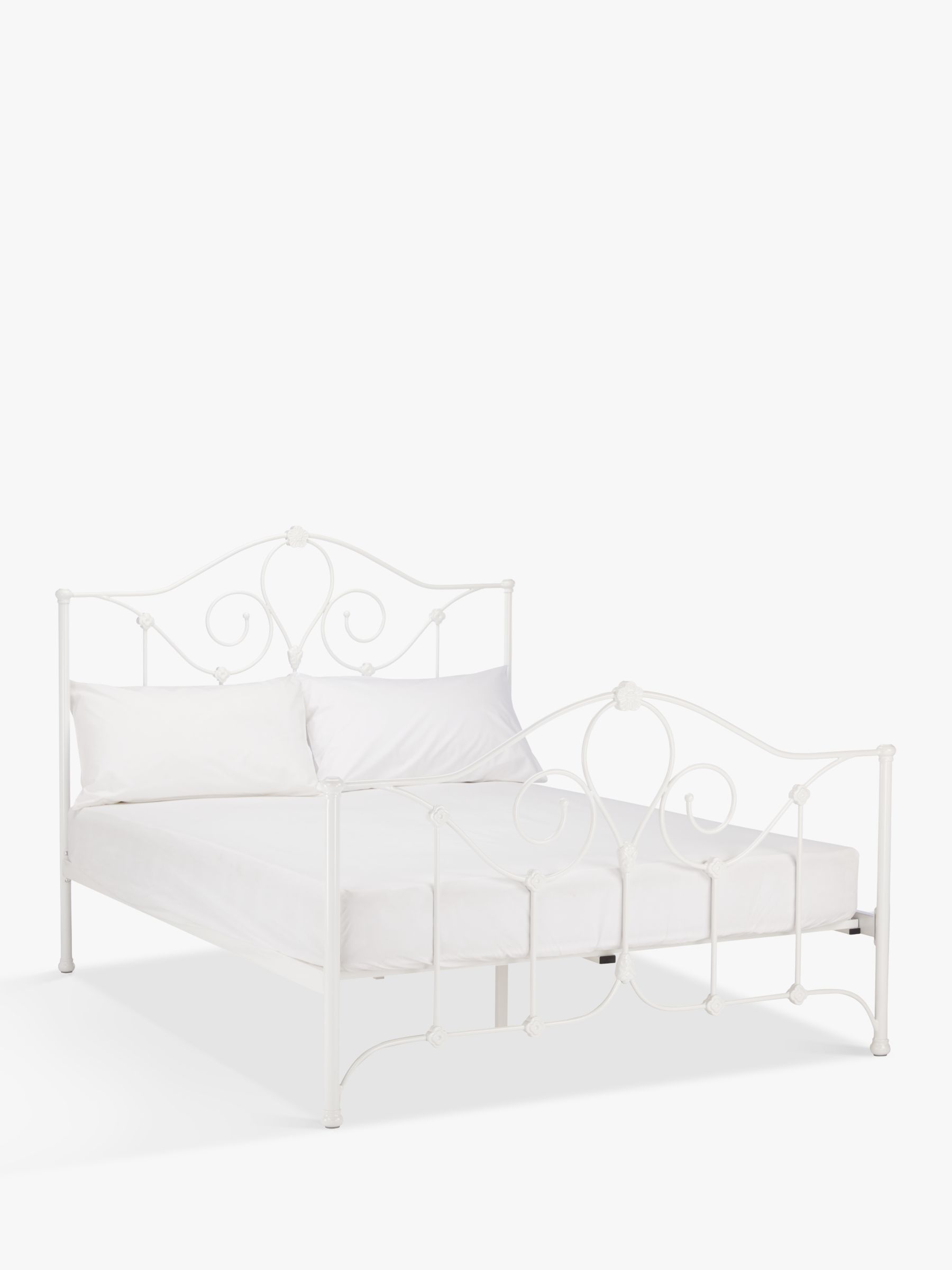 John Lewis & Partners Nayna Bed Frame, King Size, White at ...