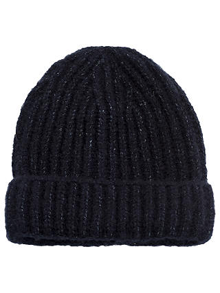 French Connection Ribbed Beanie Hat, One Size