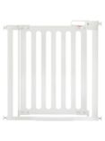 Fred Pressure Fit White Wood Safety Gate