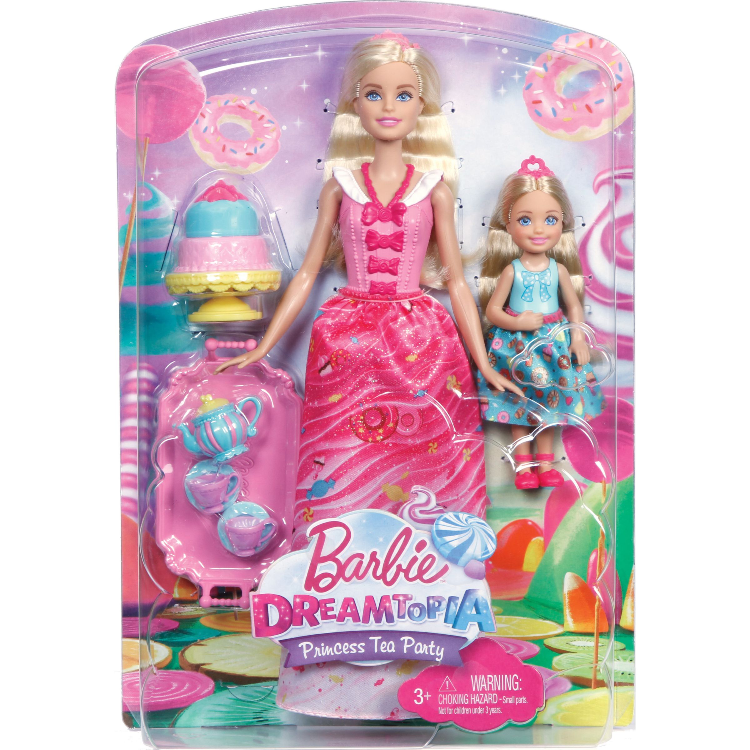 barbie dreamtopia dolls and tea party playset
