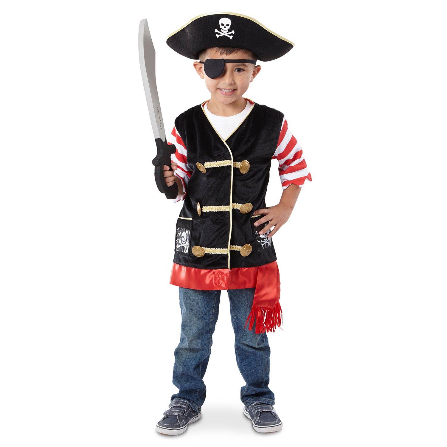 Melissa & Doug Pirate Costume Role Play Set