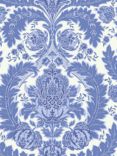 Cole & Son Coleridge Wallpaper, Blue And White