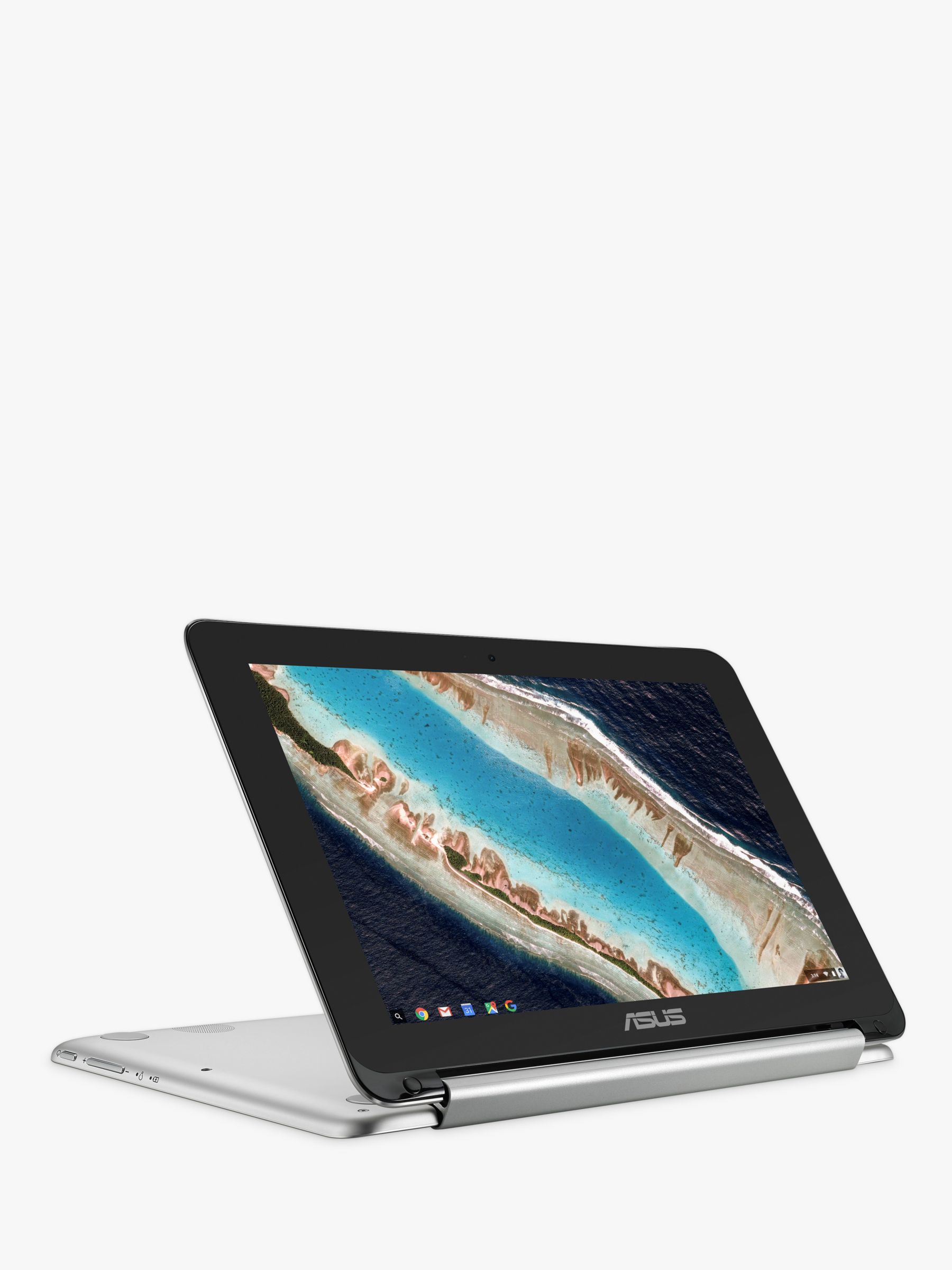 Asus Chromebook Flip C101pa 4gb Ram 16gb Emmc Flash 10 1 Touch Screen Silver At John Lewis Partners