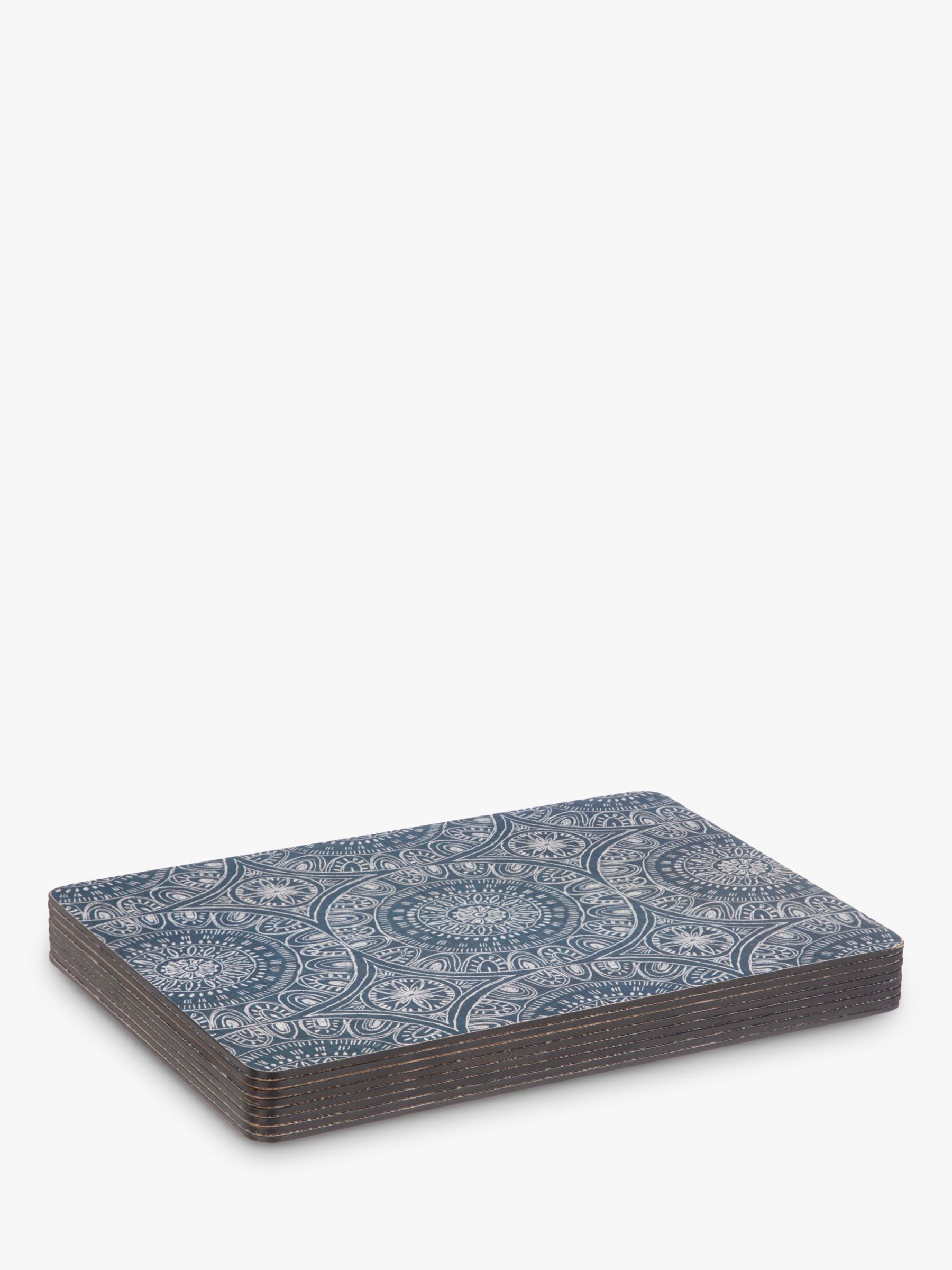 John Lewis Partners Persia Placemats Blue Set Of 6 At John