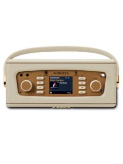 Roberts Revival RD70 DAB/DAB+/FM Bluetooth Digital Radio with Alarm, Pastel Cream