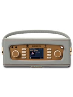 Roberts Revival RD70 DAB/DAB+/FM Bluetooth Digital Radio with Alarm, Dove Grey