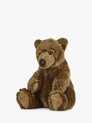 Living Nature Brown Bear Plush Soft Toy