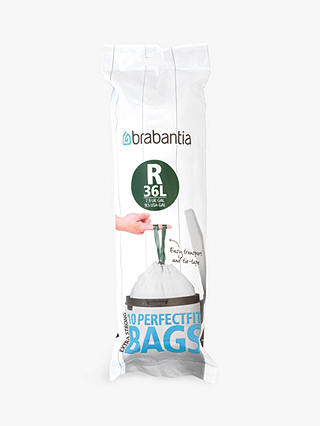 Brabantia PerfectFit Bin Liner - Size R, 36L, 10 Bags