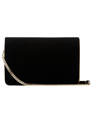 L.K. Bennett Selena Shoulder Bag, Black/Gold