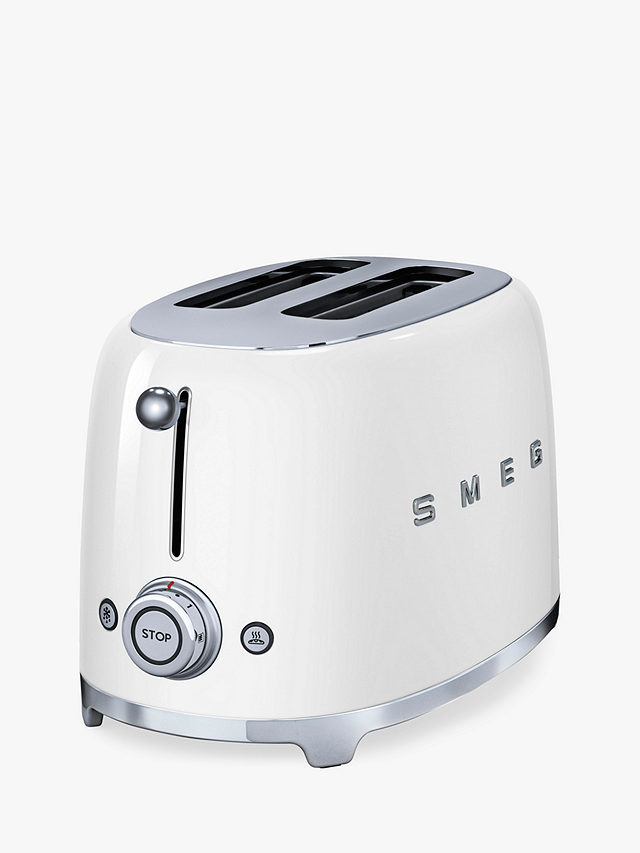 Smeg TSF01 2-Slice Toaster, White