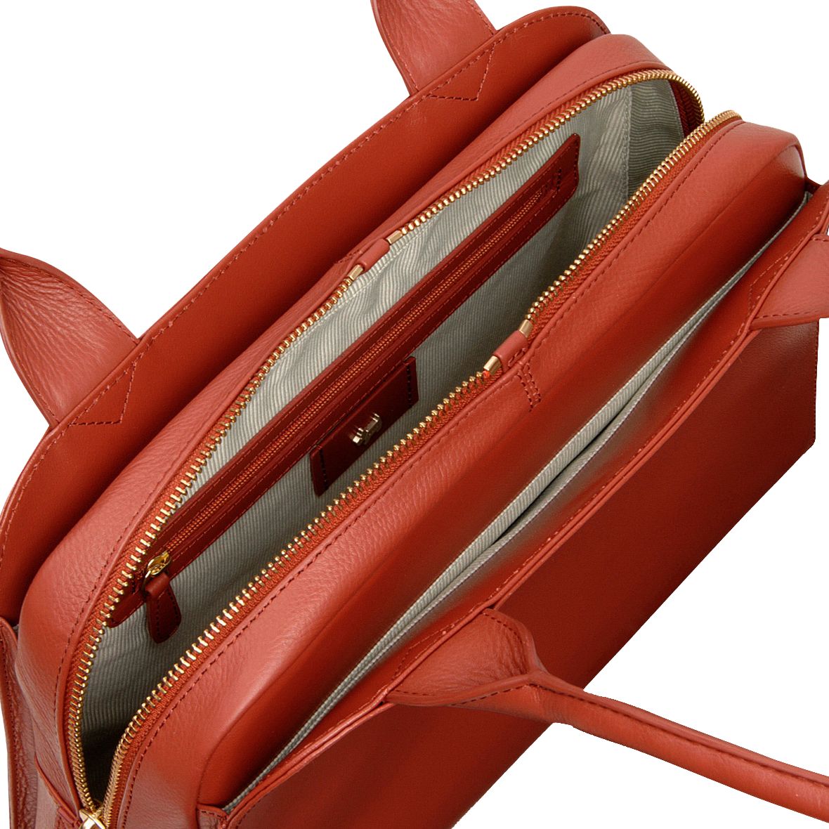 Radley Millbank Leather Medium Tote Bag Paprika At John Lewis