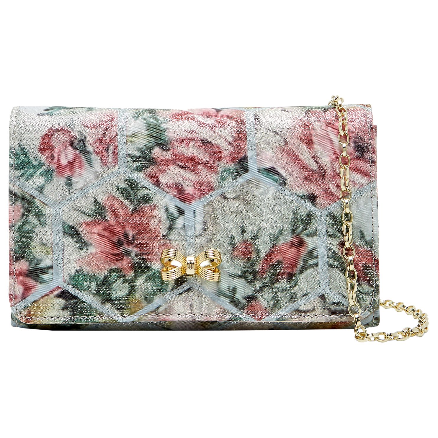 pale blue satin clutch bag