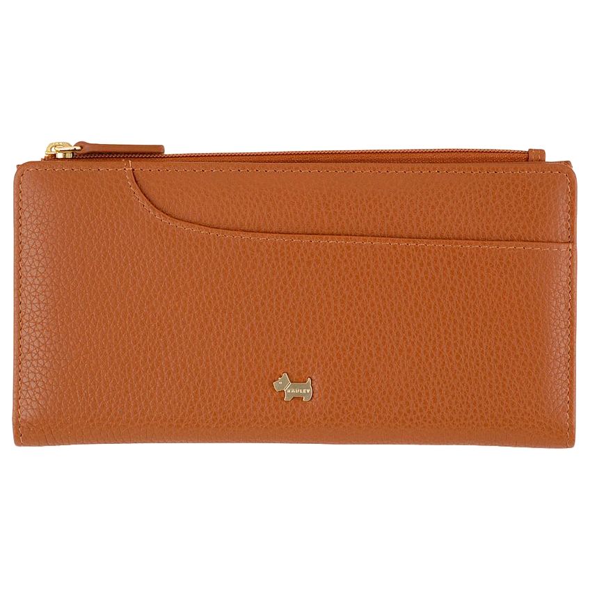 Radley Pockets Pebbled Leather Large Matinee Purse, Tan