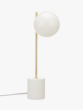 West Elm Sphere Stem Table Lamp Brass, Better Homes Gardens Real Marble Table Lamp Brushed Brass Finish