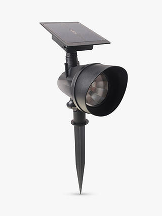 Duracell Solar LED Outdoor Stake Spotlight, Black