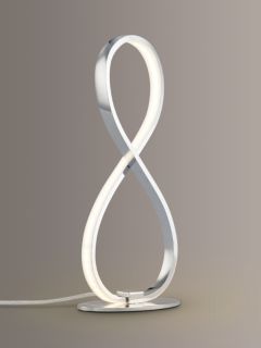 John Lewis Ora LED Table Lamp, Chrome