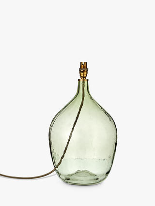 John Lewis & Partners Robyn Bottle Glass Lamp Base, H36cm