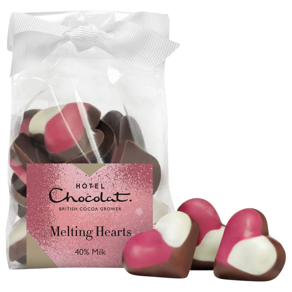 Hotel Chocolat Melting Hearts Milk Chocolate, 100g