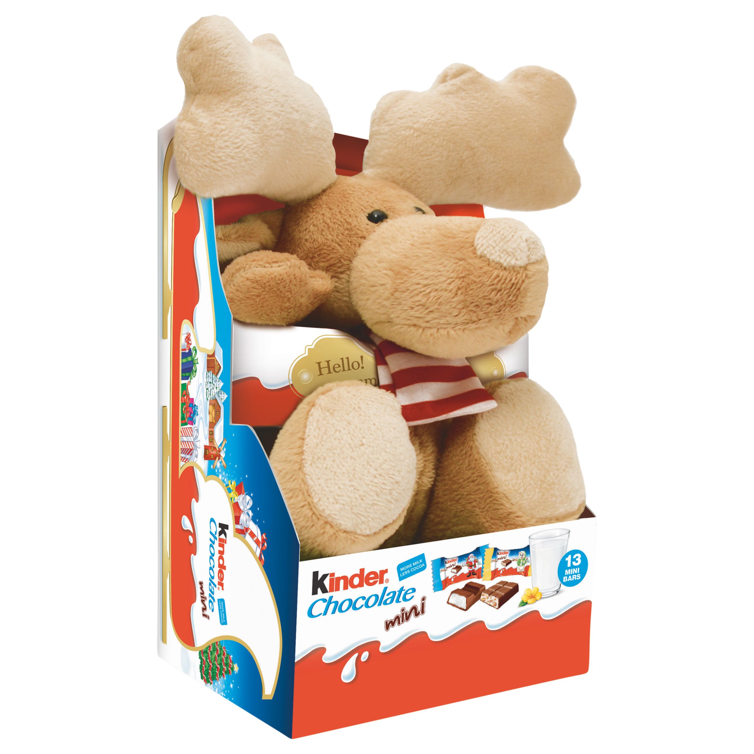 Kinder Fluffy Toy with Mini Chocolates, 73g at John Lewis & Partners
