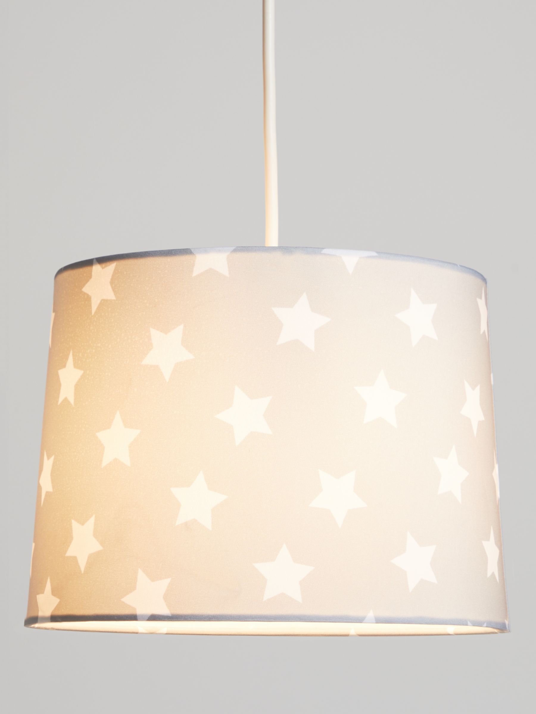 Little Home At John Lewis Star Lampshade Grey Grey