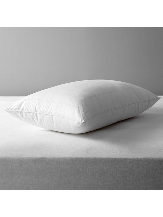 John Lewis Synthetic Clusterfibre Standard Pillow, Firm