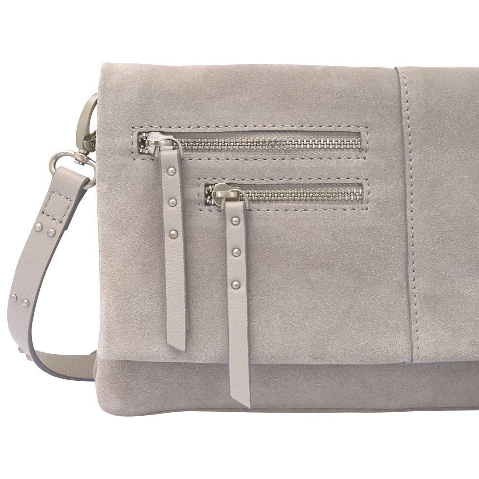 Mint Velvet Elena Suede Zip Detail Cross Body Bag