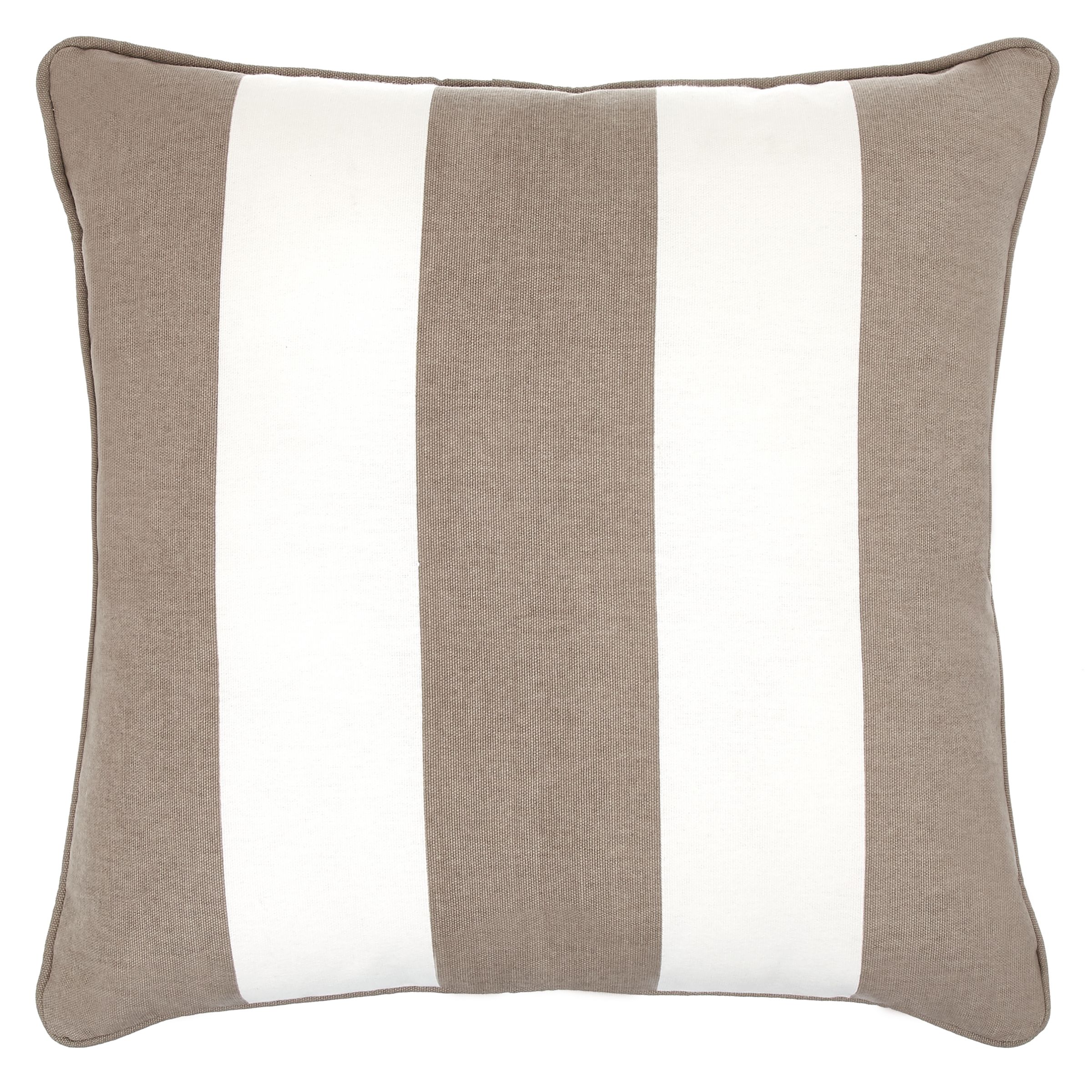 John Lewis & Partners Mix 'N' Match Stripe Reversible Showerproof Outdoor Cushion