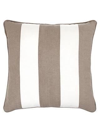 John Lewis & Partners Mix 'N' Match Stripe Reversible Showerproof Outdoor Cushion