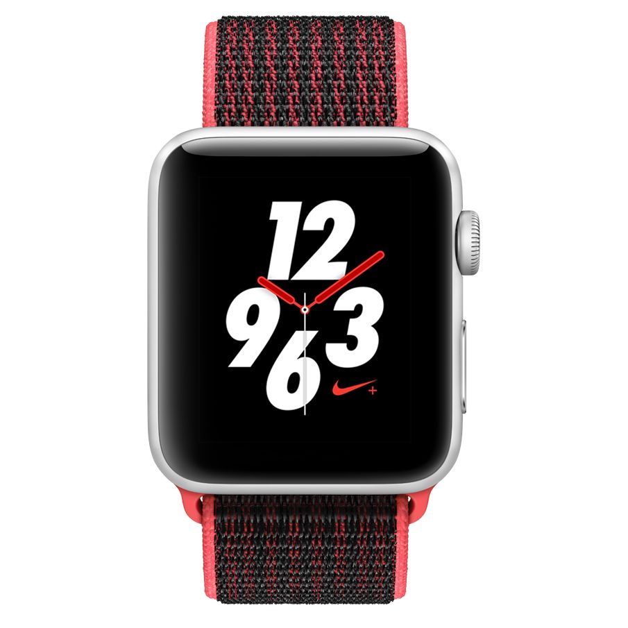 apple watch series 3 nike  aluminum 42mm case with sport loop