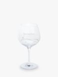 Dartington Crystal Personalised Glitz Gin and Tonic Copa (Single) Glass, 610ml, Gabriola Font