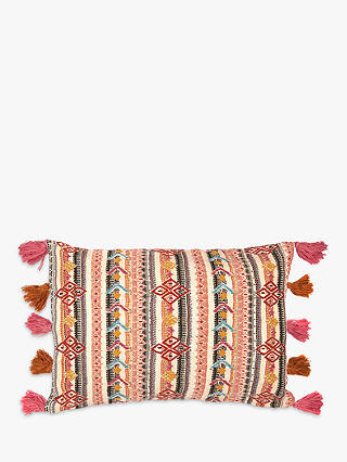 John Lewis & Partners Arora Embroidery Cushion, Multi