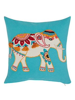 John Lewis & Partners Marigold Elephant Cushion