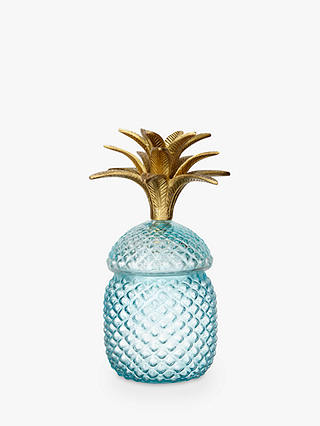 John Lewis & Partners Glass Pineapple