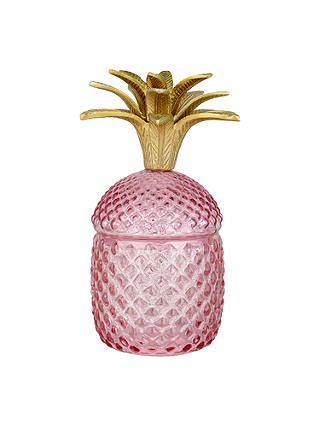 John Lewis & Partners Glass Pineapple